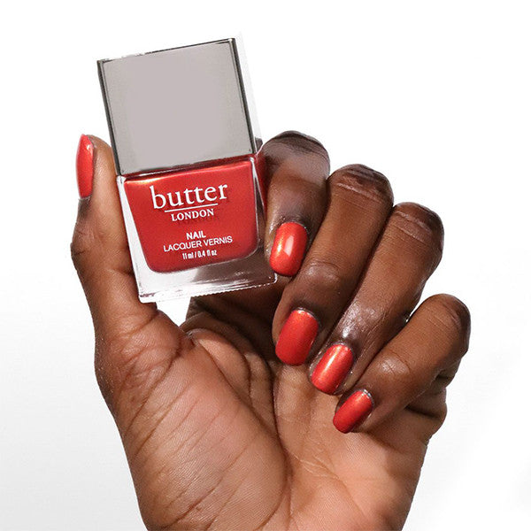 Butter London Empire Red Patent Shine 10X Nail Lacquer Totality