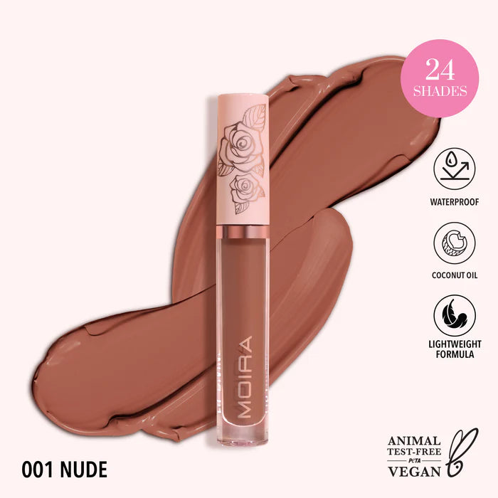 Moira Lip Divine Liquid Lipstick (001, Nude)