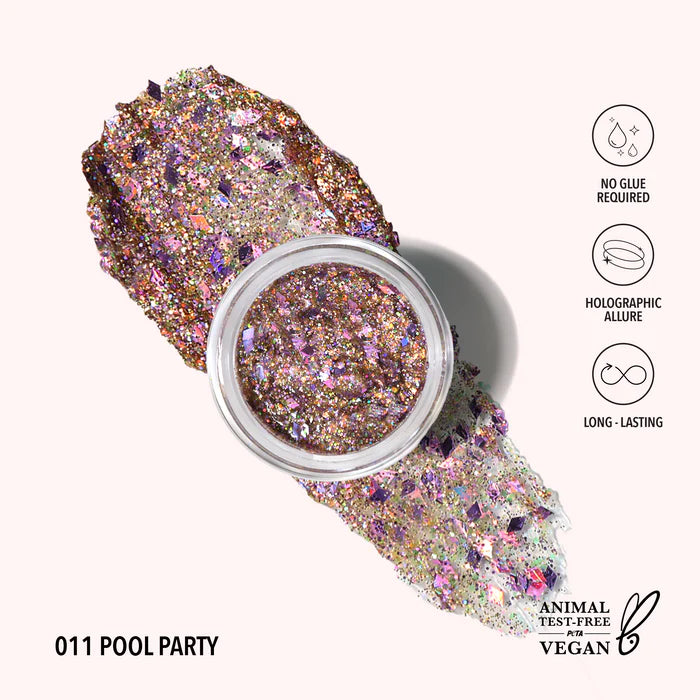 Moira Hologram Glitter Gel (011, Pool Party)