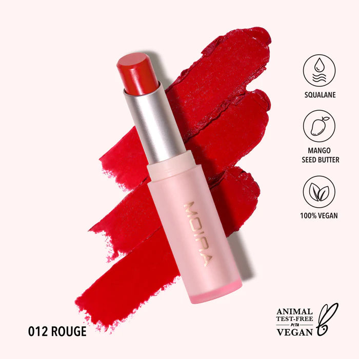 Moira Signature Lipstick (012, Rouge)