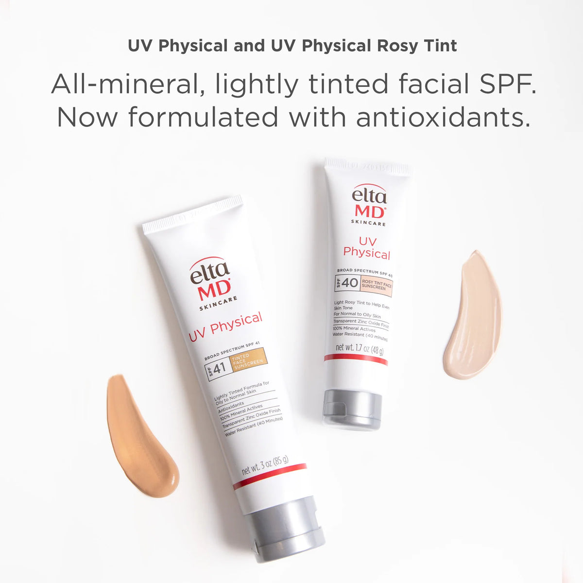 Elta MD UV Physical Broad Spectrum SPF 40- Rosy Tint