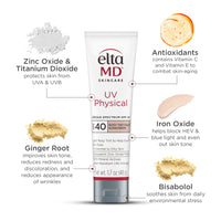 Elta MD UV Physical Broad Spectrum SPF 40- Rosy Tint