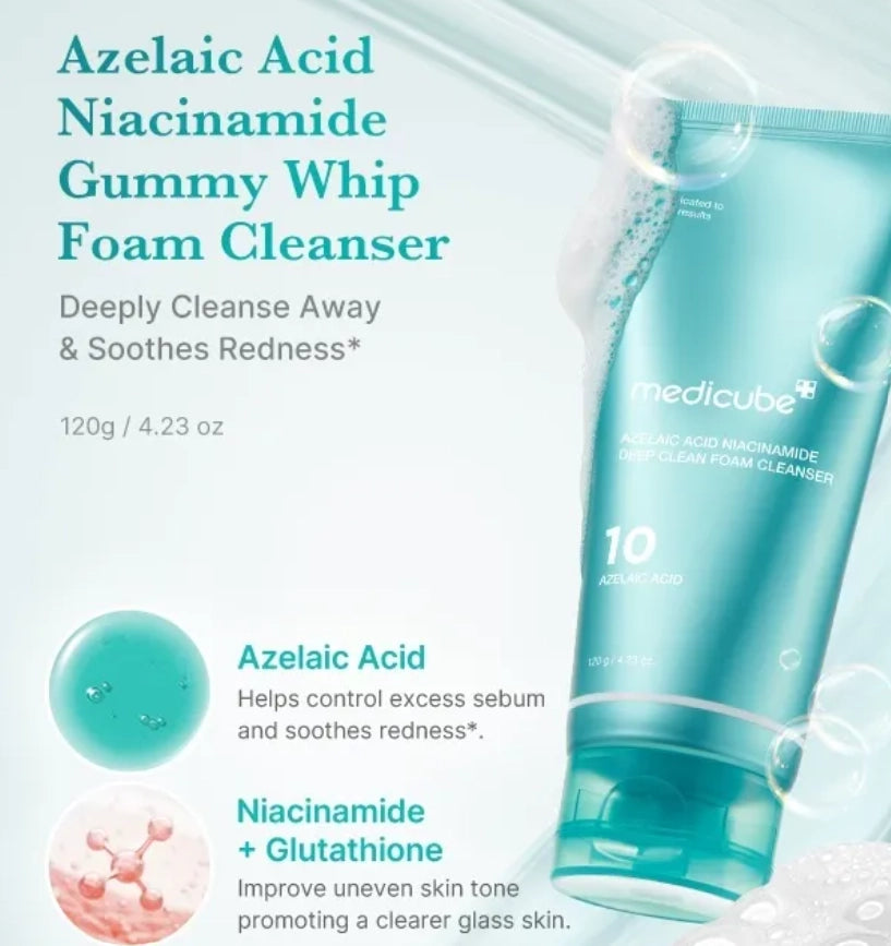 Medicube Azelaic Acid Niacinamide Deep Clean Whip Cleanser