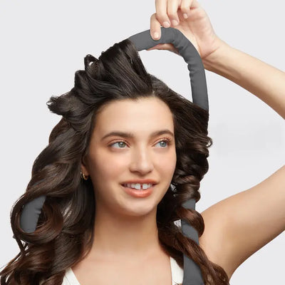 Kitsch Satin Heatless Curling Set-Charcoal