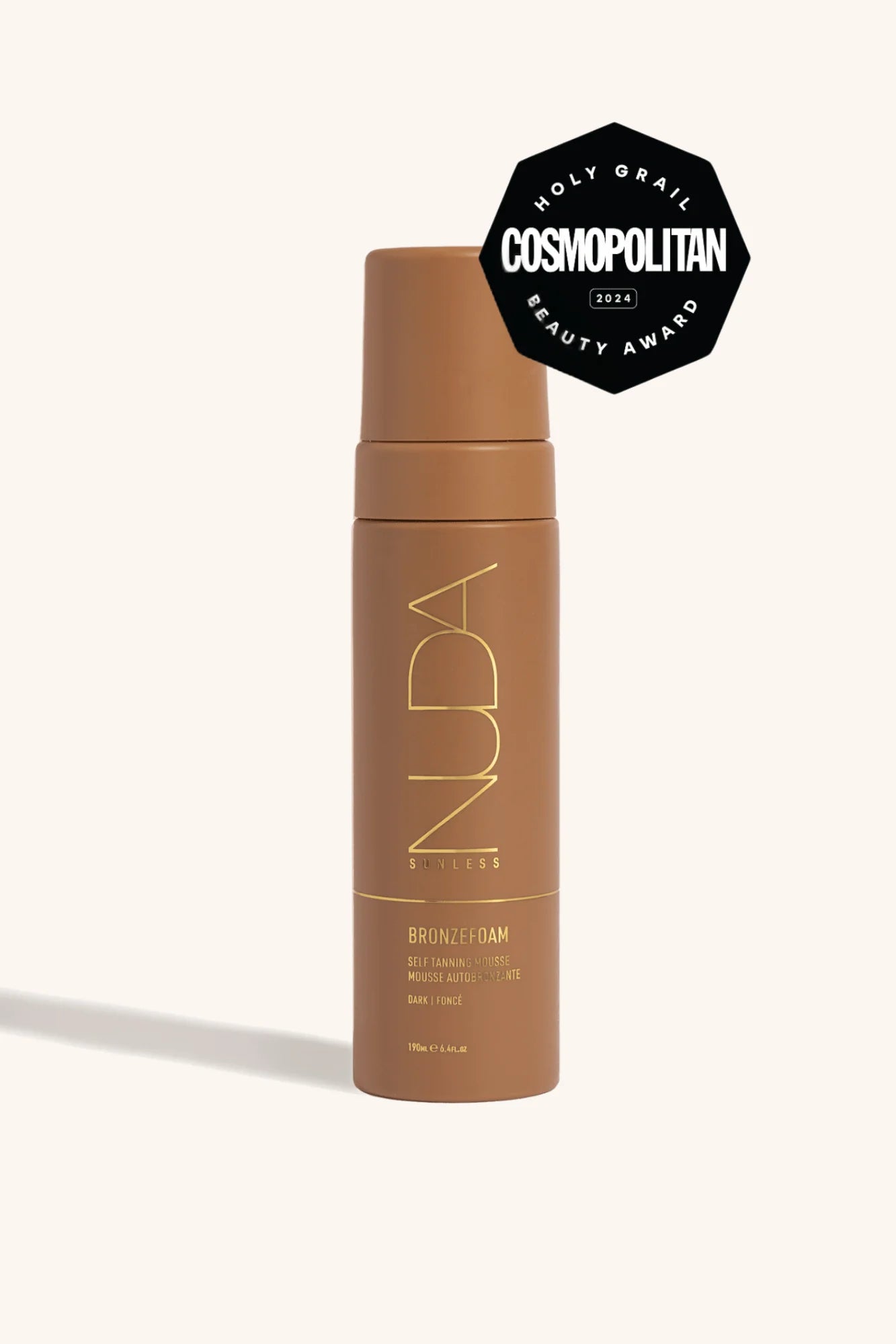 NUDA Bronzefoam Self Tanning Mousse Dark