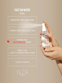 NUDA Cloudmist Face Tan Water Light to Medium
