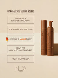 NUDA Bronzefoam Self Tanning Mousse Ultra Dark