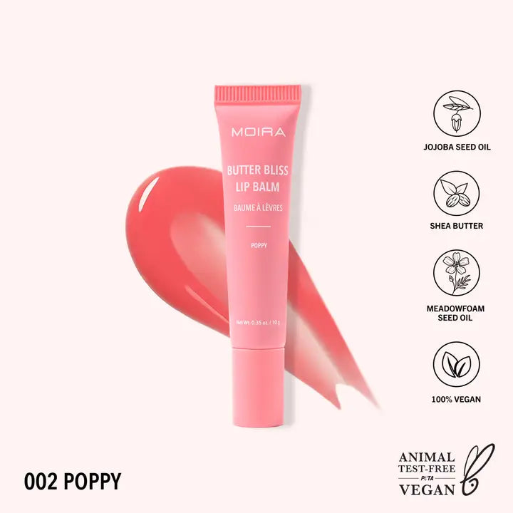 Moira Butter Bliss Lip Balm 002 Poppy