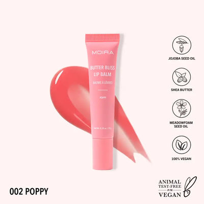 Moira Butter Bliss Lip Balm 002 Poppy