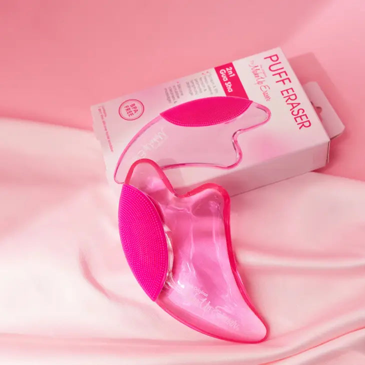 MakeUp Eraser Puff Eraser 2n1 Gua Sha