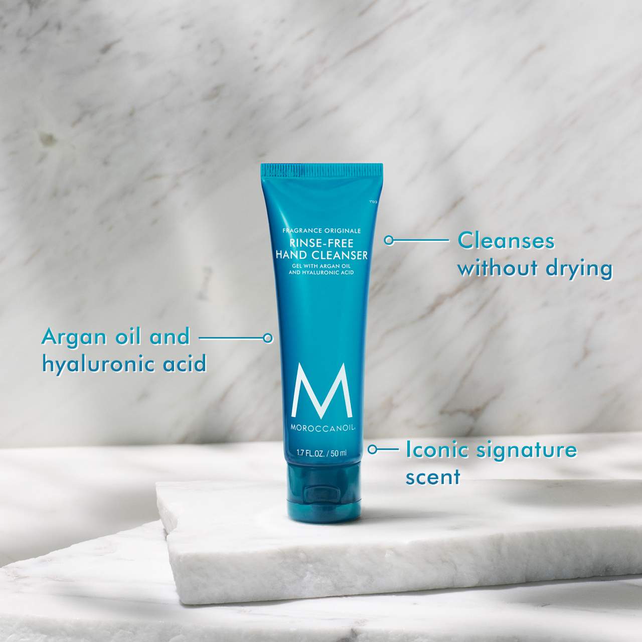 Moroccanoil Rinse-Free Hand Cleanser with Hyaluronic Acid