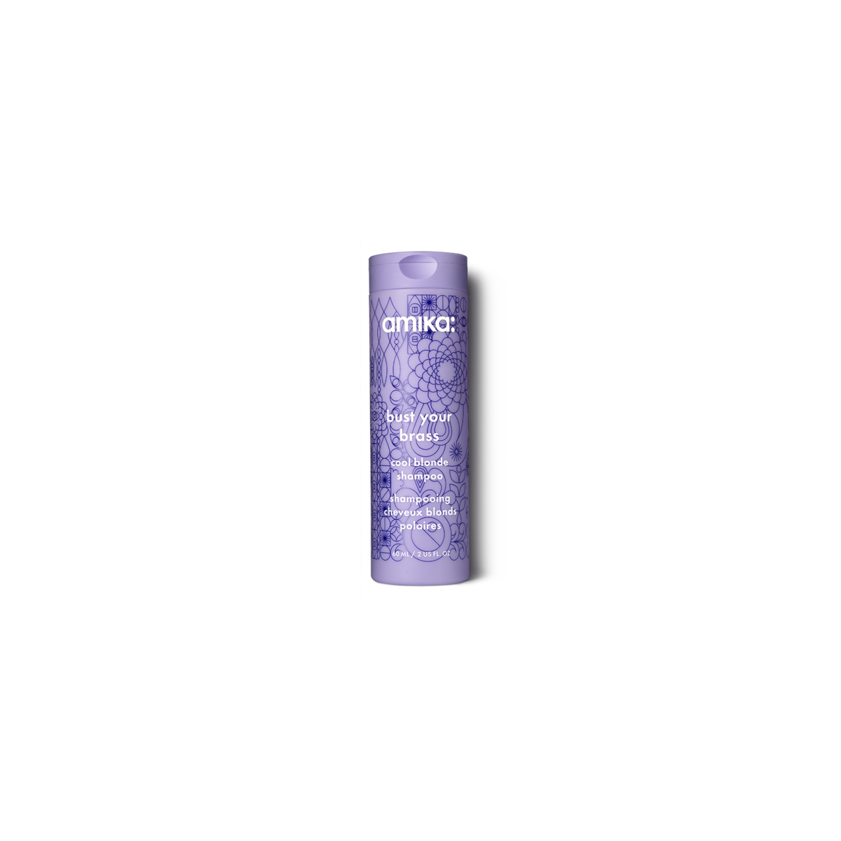 Amika BUST YOUR BRASS cool blonde shampoo - Totality Skincare