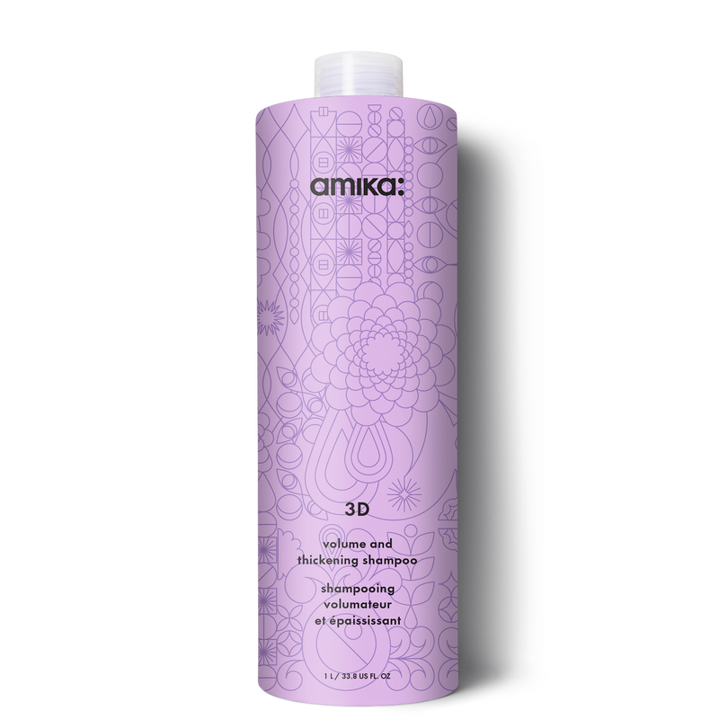 Amika 3D volume + thickening shampoo - Totality Skincare