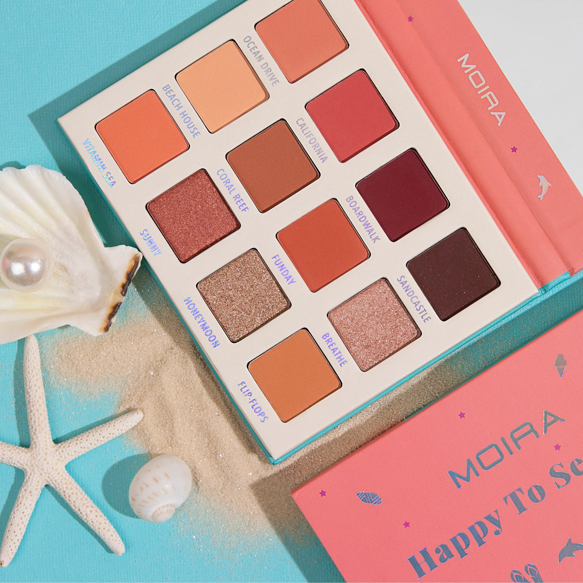 Moira Weekend Vibes Shadow Palette - 001 Happy to Sea You - Totality Medispa and Skincare