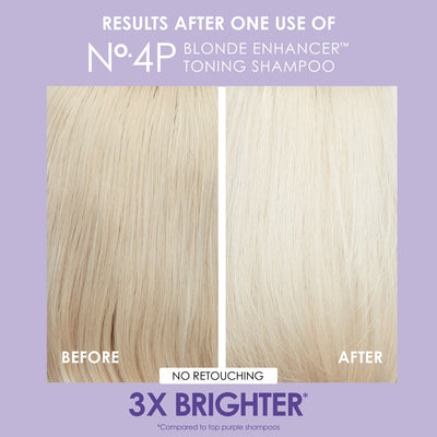 Olaplex No.4P Blonde Enhancer Toning Shampoo - barcode - Totality Skincare
