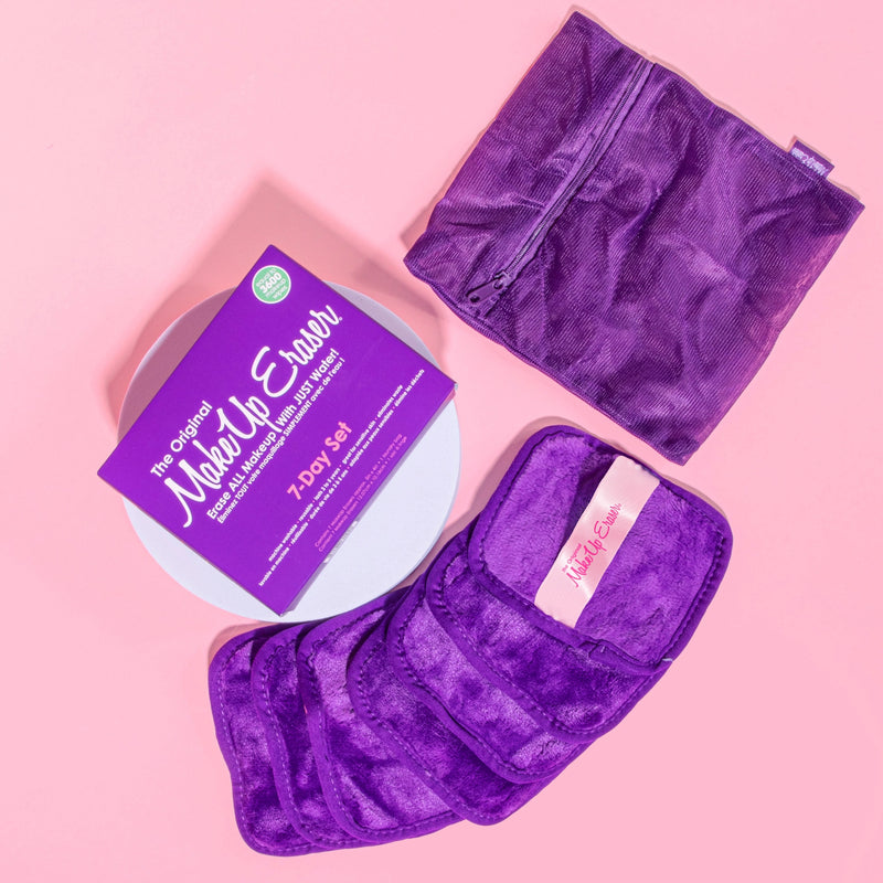 MakeUp Eraser Queen Purple 7-Day Set - Totality Medispa and Skincare