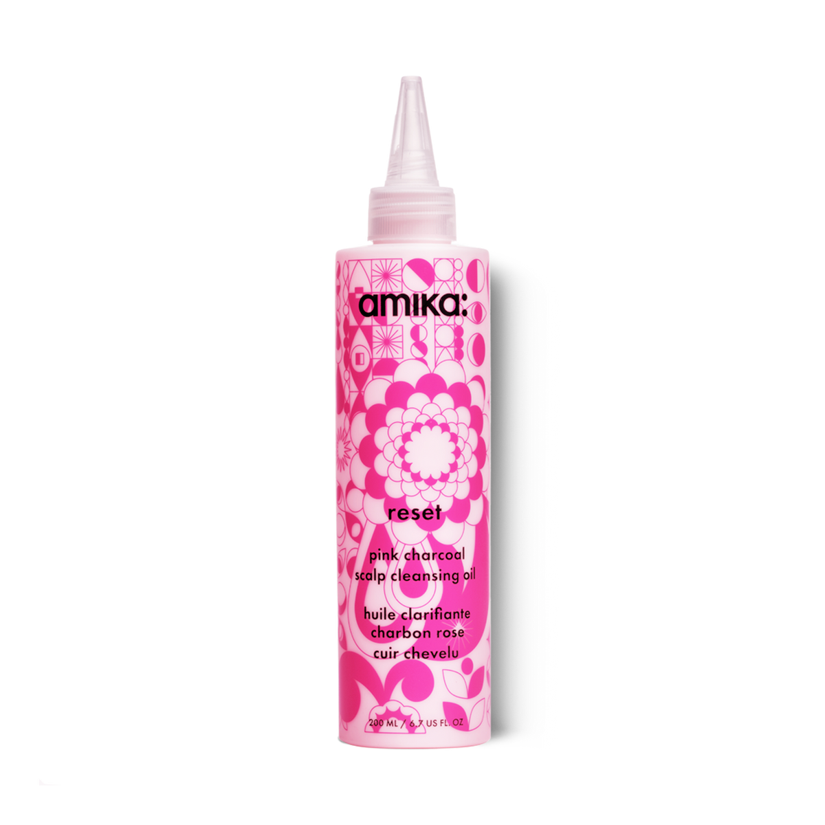 Amika RESET Pink Charcoal Scalp Cleansing Oil - Totality Skincare