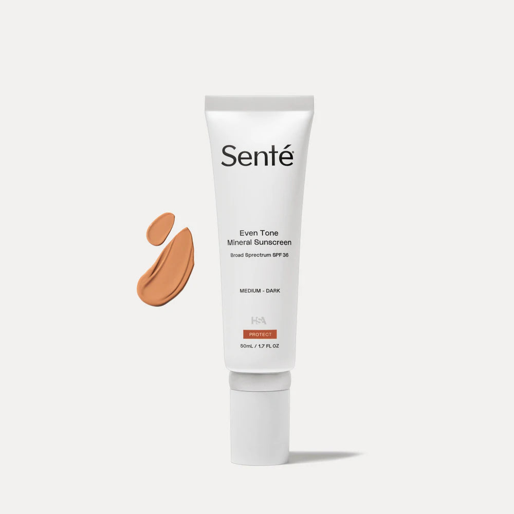 Sente Even Tone Mineral Sunscreen – SPF 36 Medium-Dark