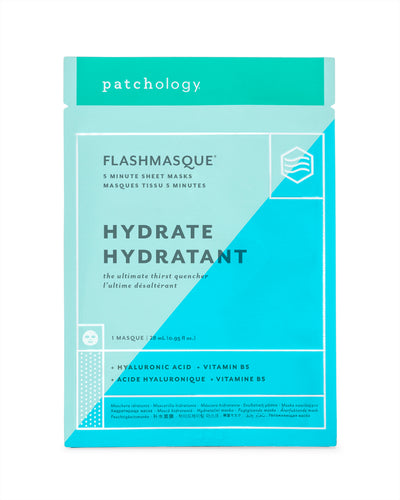 patchology FlashMasque® Hydrate 5 Minute Sheet Mask - Totality Skincare