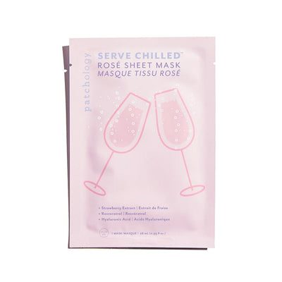 Patchology Serve Chilled Rose Sheet Mask - Totality Skincare