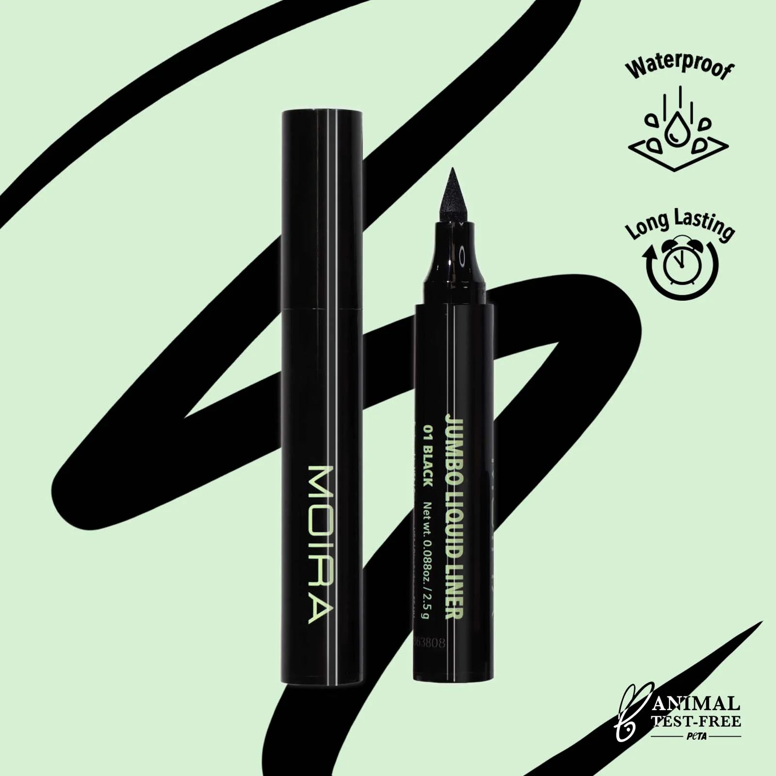 Moira Jumbo Liquid Liner (001, Black)