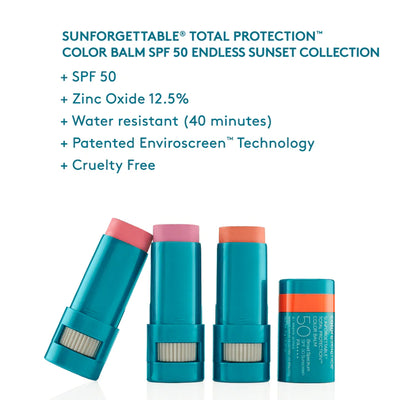 Colorescience SUNFORGETTABLE® TOTAL PROTECTION™ COLOR BALM SPF 50 ENDLESS SUNSET COLLECTION - Totality Medispa and Skincare