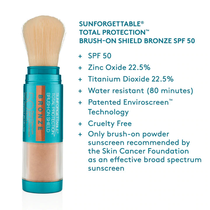 Colorescience SUNFORGETTABLE® TOTAL PROTECTION™ BRUSH-ON SHIELD BRONZE SPF 50 - Totality Medispa and Skincare