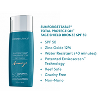 Colorescience SUNFORGETTABLE® TOTAL PROTECTION™ FACE SHIELD BRONZE SPF 50 - Totality Skincare