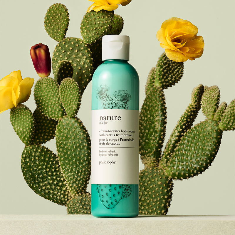 Philosophy Nature in a Jar cream-to-water body lotion with cactus fruit extract - Totality Medispa and Skincare