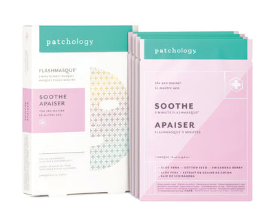 patchology FlashMasque® Soothe 5 Minute Sheet Mask - Totality Skincare