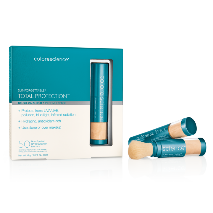 Colorescience Sunforgettable Total Protection Brush-On Shield SPF 50 Multipack