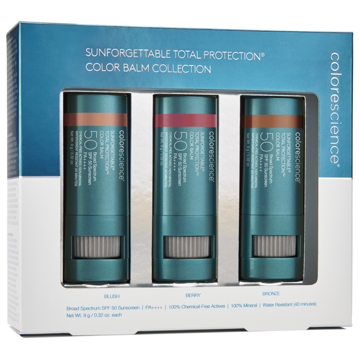 Colorescience SUNFORGETTABLE® TOTAL PROTECTION™ COLOR BALM SPF 50 COLLECTION - Totality Skincare