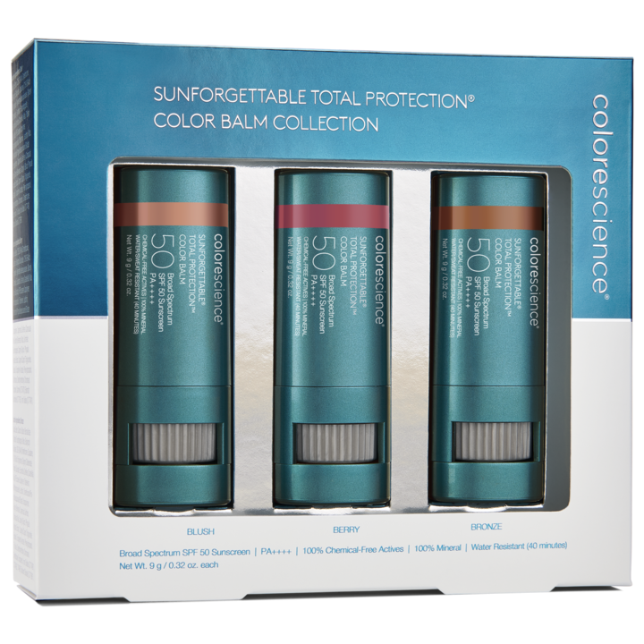 Colorescience Sunforgettable Total Protection Color Balm SPF 50 Collection