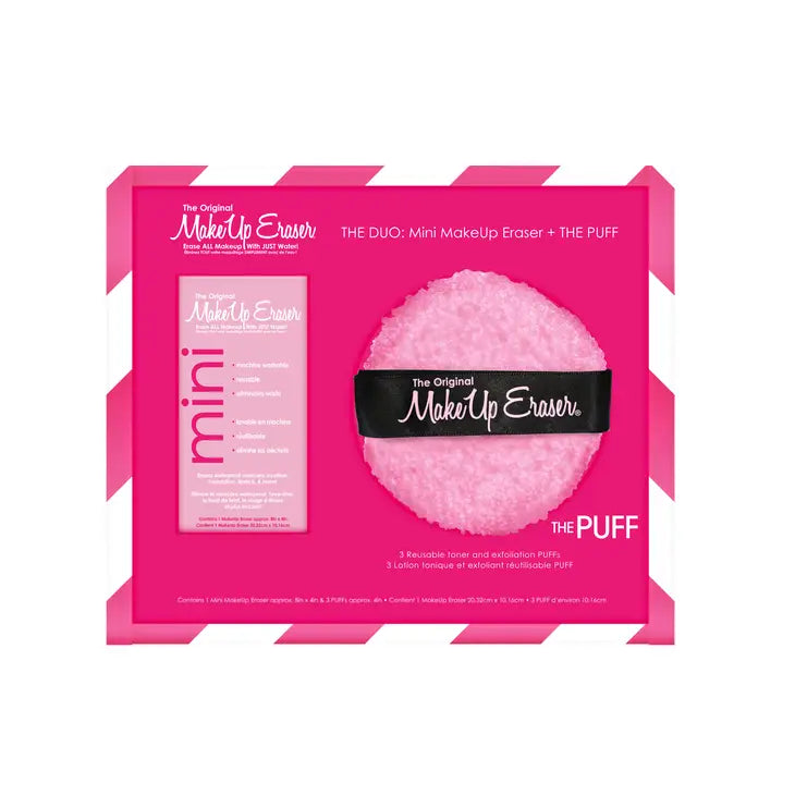 MakeUp Eraser THE DUO: Mini MakeUp Eraser + THE PUFF | Holiday Collection - Totality Medispa and Skincare