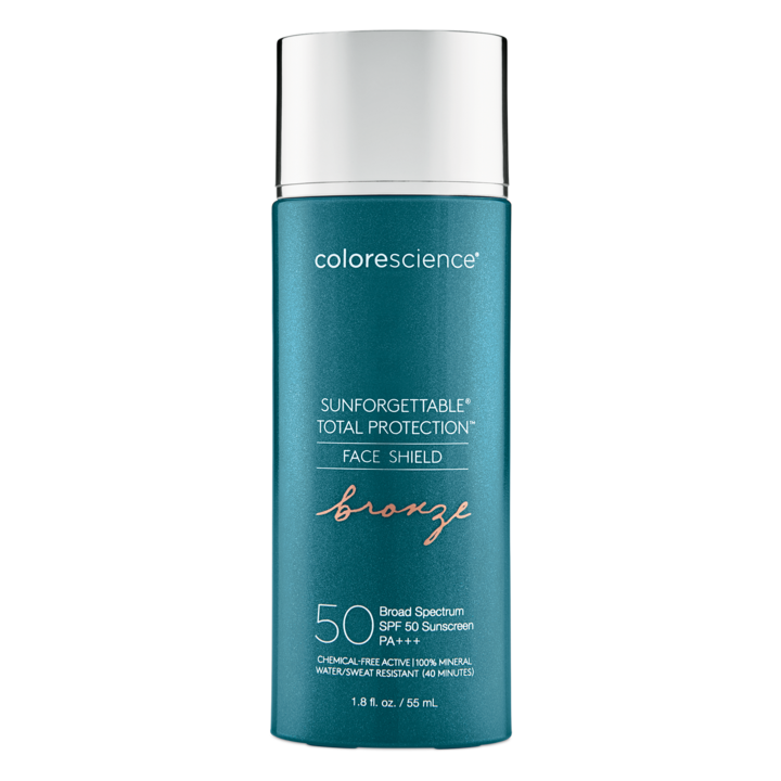 Colorescience SUNFORGETTABLE® TOTAL PROTECTION™ FACE SHIELD BRONZE SPF 50 - Totality Skincare