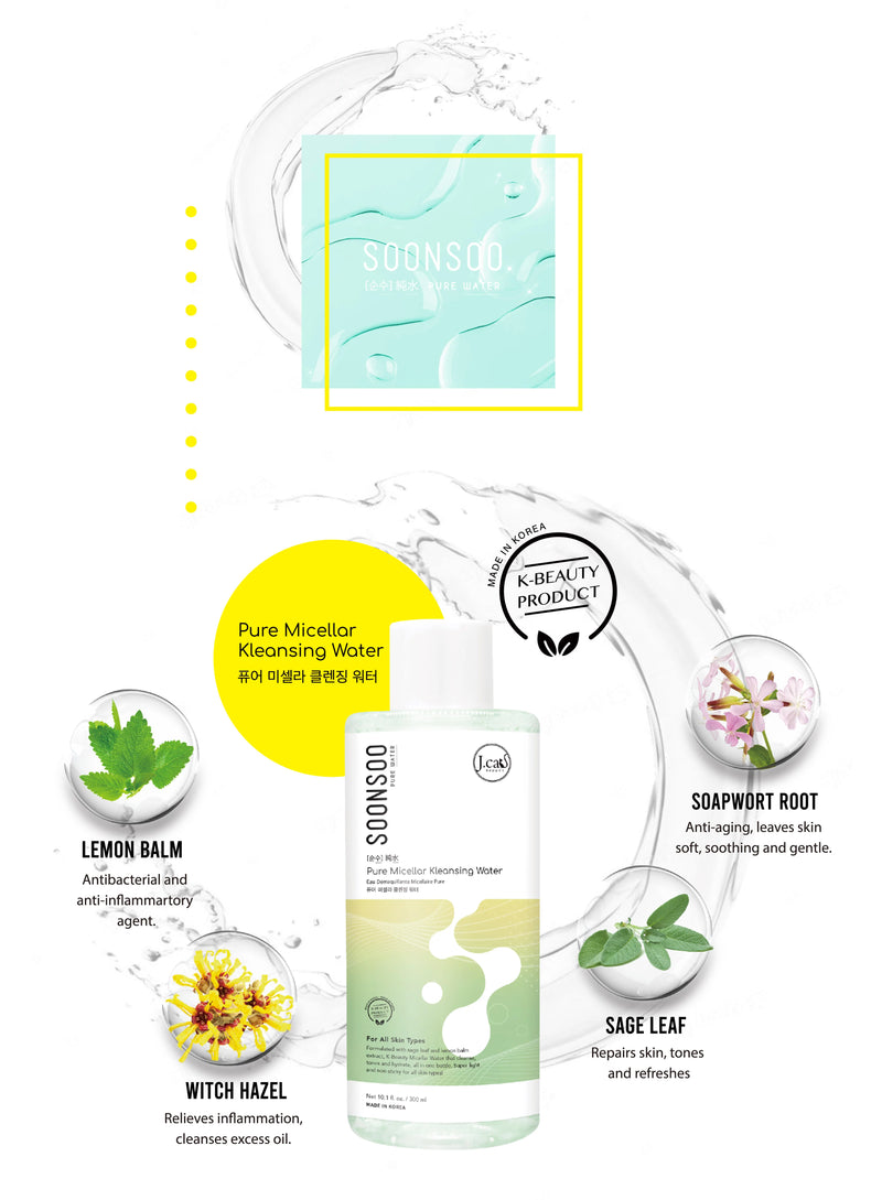 J.Cat Beauty SoonSoo Pure Micellar Kleansing Water - Totality Medispa and Skincare