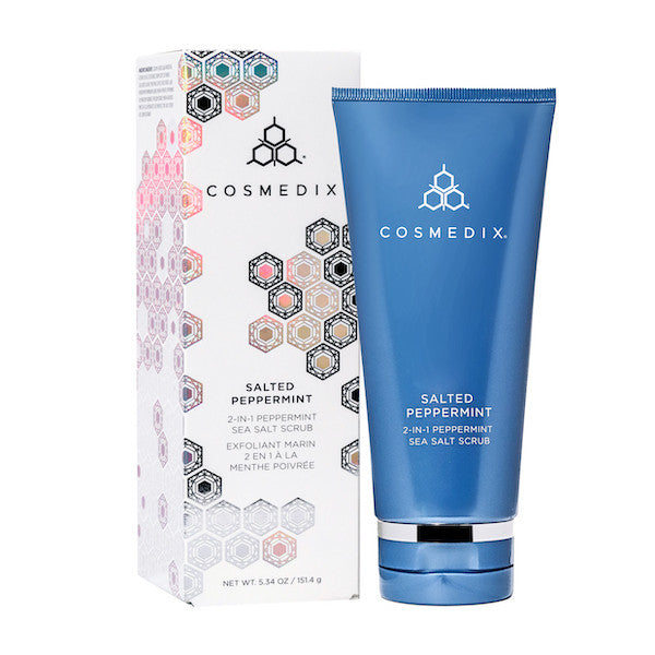 Cosmedix Salted Peppermint 2-in-1 Peppermint Sea Salt Scrub