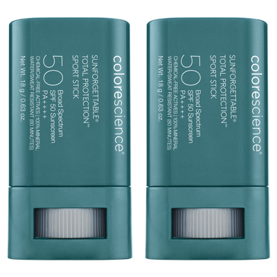 Colorescience SUNFORGETTABLE® TOTAL PROTECTION™ SPORT STICK TWIN PACK - Totality Skincare